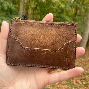 Frye brown leather wallet